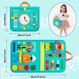 Montessori Toys Busy Board Sensory Activity Developing Board for Motor Skills,Learning Board for Toddlers  Christmas Gift