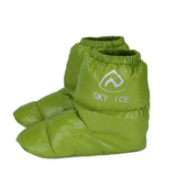 1 Pair Practical Warm Foot Covers Lightweight Shoe Covers Anti-scratch Windproof Winter Warm Down Footwear