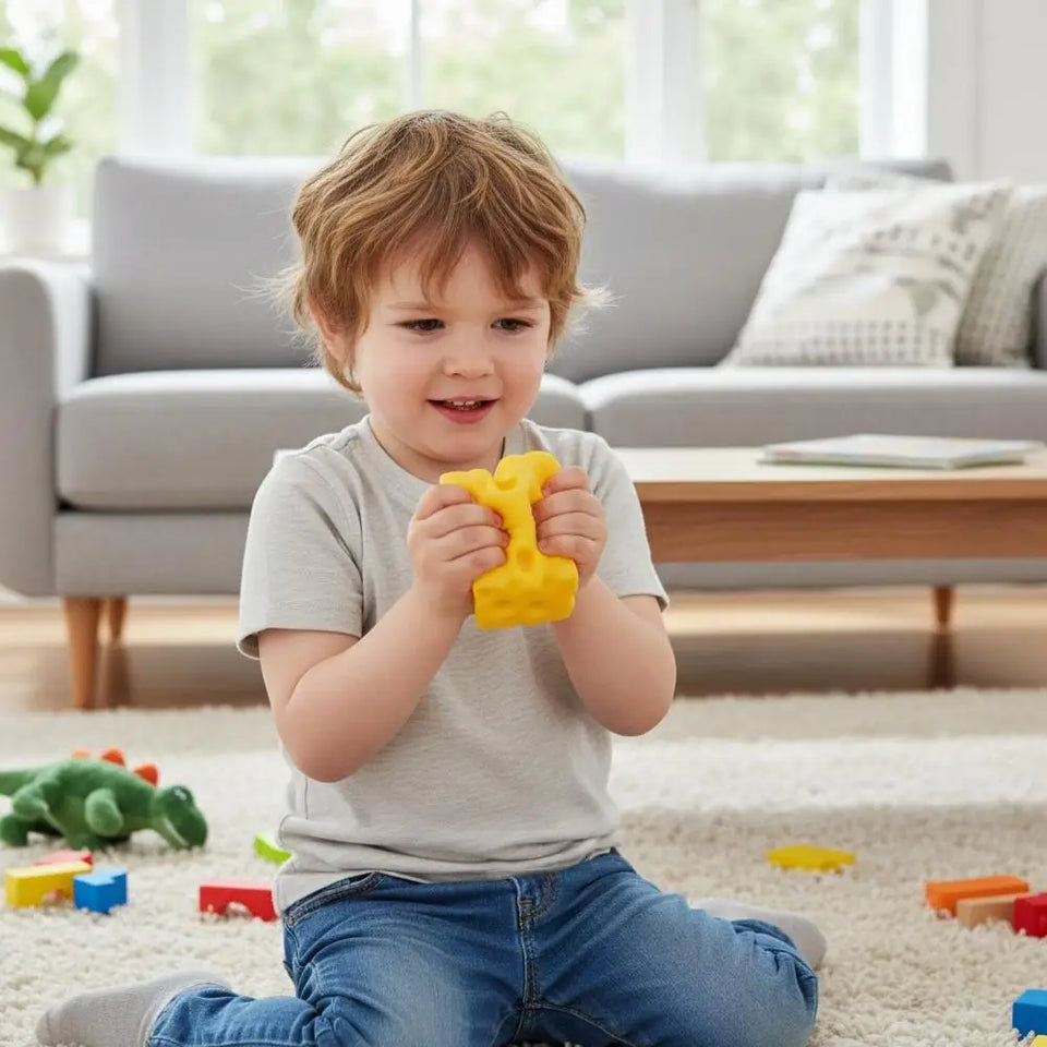 Square Cheese Squishy Toys Slow Rebound Push Stress Relief Sensory Toys Cheese Stress Balls Fidget Toys for Children Adult