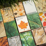 JIANWU Whisper of Leaves Series Vintage Texture Landscape Collage Scrapbook Material Paper Creative Junk Journal Stationery