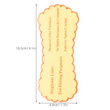 50pcs Hygiene Label Swimwear Underwear Brief Bikini Liners Stickers Swimsuit Underpants Protective Sticker Strip