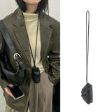 2025 Early Spring  Ins Soft Waxy MiniSheepskin Gentle Advanced Feeling Wrinkled Cloud Neck Croissant Horn Change Bag