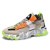 Customizable New Fashion Retro Sneakers Men Mesh Running Shoes for Mens Comfortable Chunky Dad Shoes Breathable Sports Shoes