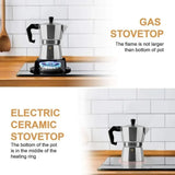 600ML Aluminum Mocha Coffee Pot Espresso Coffee Maker Percolator Tool Home Hand-brewed Octagonal Moka Pot Kitchen Utensils