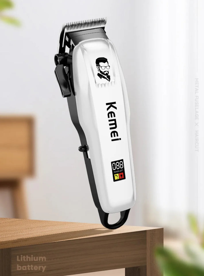 Kemei PG809A Professional Hair Clipper Rechargeable Hair Trimmer For Men Grooming Kit Professional Electric Beard Hair Trimmer