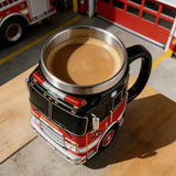 Creative Fire Rescue Mugs Firefighting Coffee Mugs Creative Design Truck Coffee Mug Firefighting Coffee Mugs Tea Cups