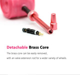 RideNow Metal Nozzle Tpu Inner Tube Removable Valve Cores External Thread Tube 700Cx18-32C/32-47C Road Bike &Gravel Presta Valve