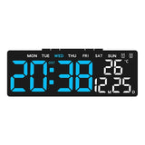 Digital Led Alarm Clock Temperature Date and Week Display Table Clock Night Mode Brightness Adjustable Electronic Alarm Clocks