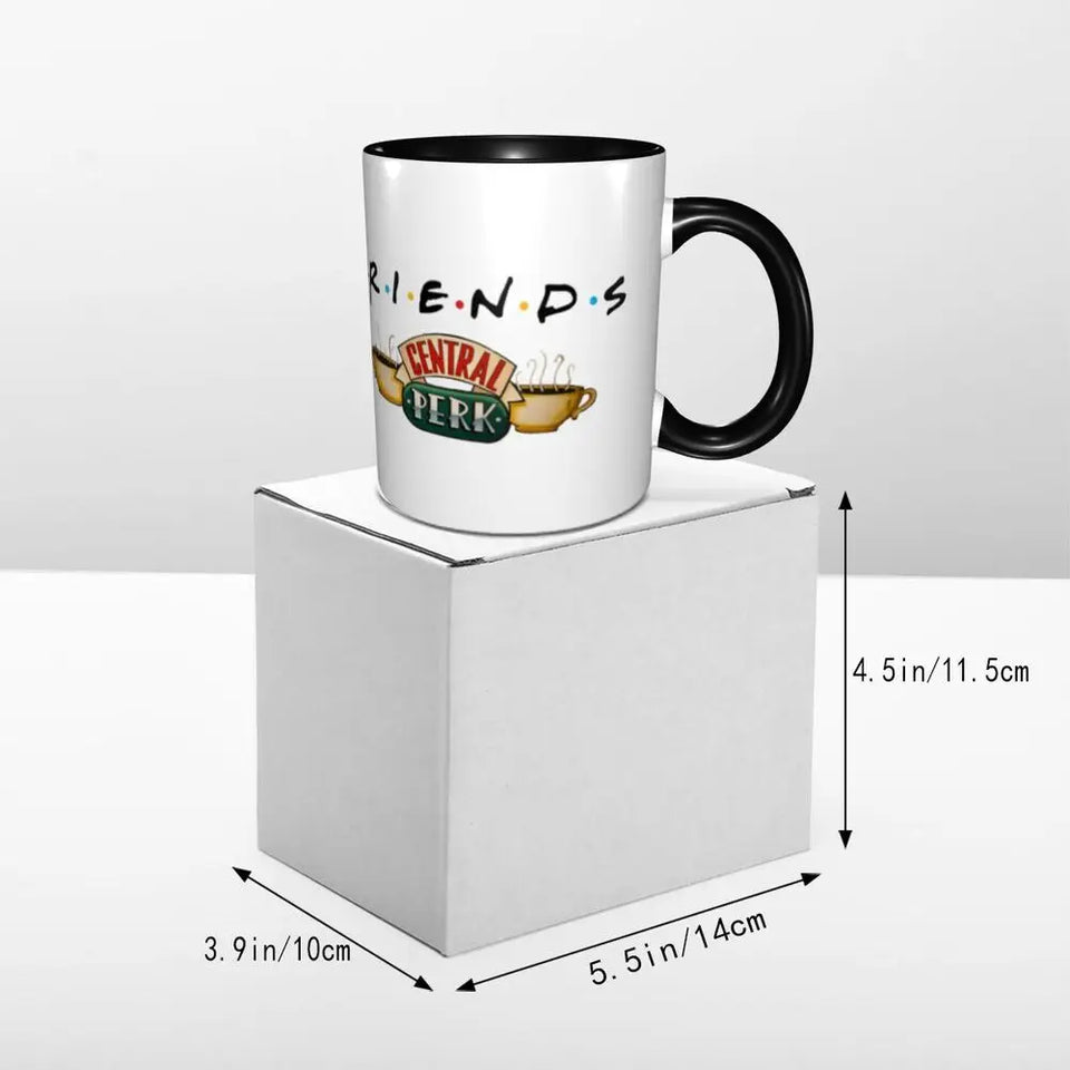 Classic Friends TV Show Coffee Mug DIY Personalized Ceramic Mug Cup Creative Present