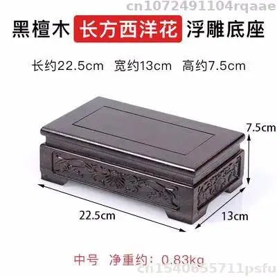 Premium Wooden Pedestal Display Shelf - Ideal for Bonsai Plants, Mini Flower Pots, Coffee/Tea Sets & Figurines | Standing Base