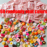 5/30/60pcs Mini Simulation Supermarket Snack Blind Bag Cute Children's Party Kitchen Accessories Blind Box Toys Randomly Sent