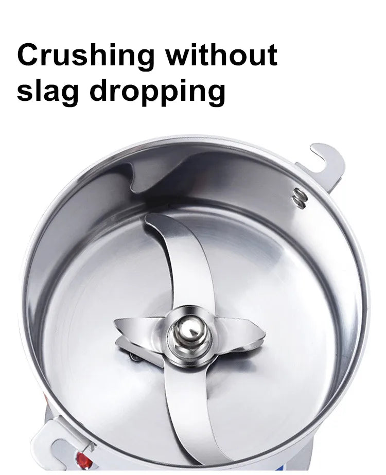 150G Grains Spices Cereals Coffee Dry Food Grinder Machine Gristmill Home Beans Espresso Electric Medicine Powder Crusher 1200W