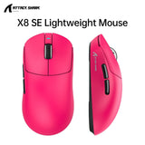 Attack Shark X8 SE Wireless Gaming Mouse | 55g Ultra-Light | 1KHz Wired/Wireless | PAW3311 25K DPI | Tri-Mode | 80M Clicks