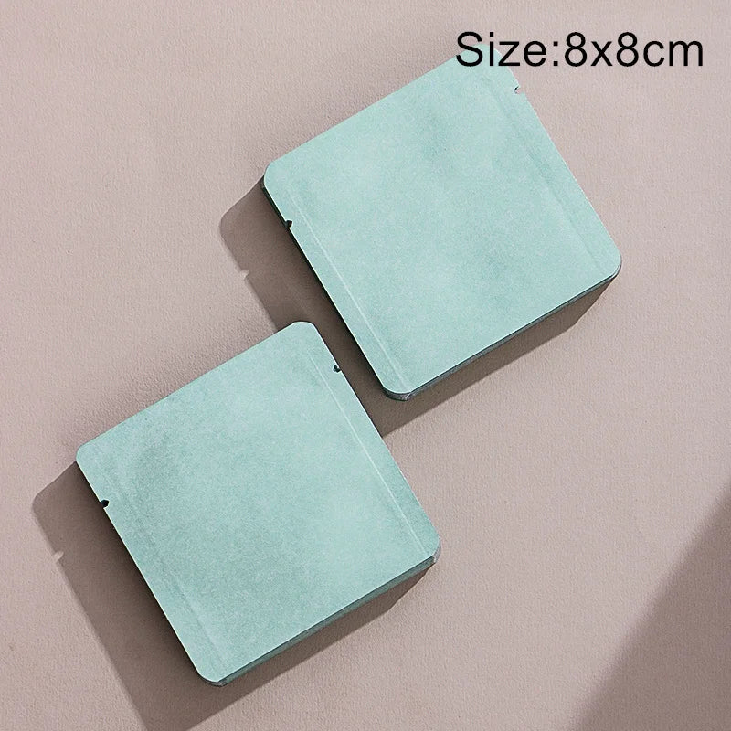 StoBag 200pcs Wholesale Cotton Paper White Packaging Bags Small Heat Sealing for Tea Coffee Powder Storage Pouches Portable