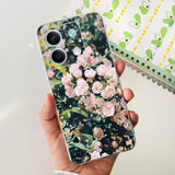 For Xiaomi Redmi Note 13 4G Case Cute Cat Butterfly Cover Soft Silicone Phone Case For Redmi Note 13 Pro Plus Note13 Full Bumper