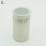 1Pc Stainless Steel Coffee Shaker Cocoa Chocolate Flour Powdered Sugar Sieve Filters Foam Spray Kitchen Cake BBQ Tools With Lid