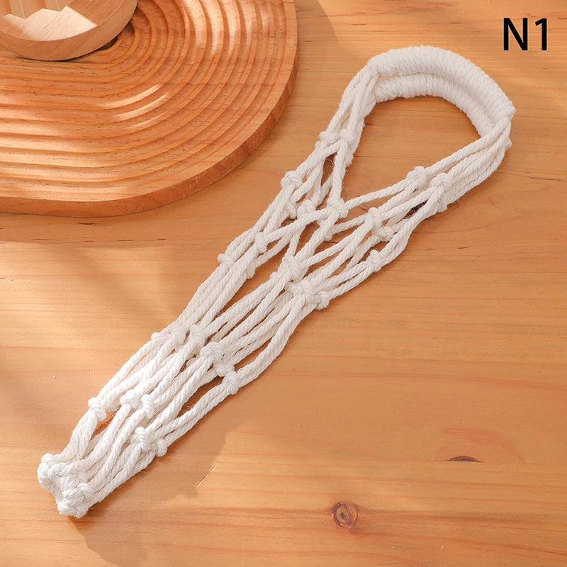 Portable Coffee Cup Bag Hollow Out Bottle Bag Practical Mugs Bag Foldable Water Bottle Bags Woven Net Bag Cup Cover