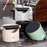 IKAPE Espresso Knock Box , Premium Coffee Knock Box, Space-Saving Coffee Dump Bin, Non-Slip Base for Barista