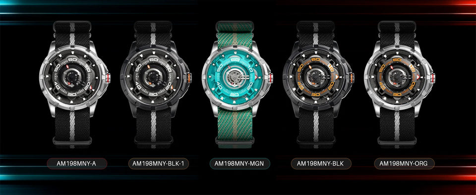 BERNY Automatic Men's Skeleton Watch 5ATM Luminous Sapphire Exhibition 3D Dial 316L Steel MIYOTA 82S0 Mechanical Watches for Men