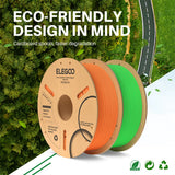 ELEGOO PLA Filament 10KG 1.75mm Plastic 3D PLA for 3D Printer Filament for FDM 3D Printer Elegoo