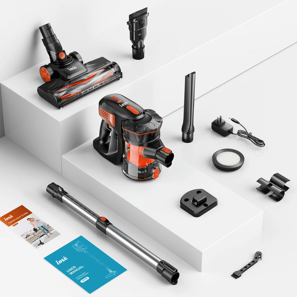 INSE V770 Cordless Stick Vacuum Cleaner, 25Kpa 6-in-1 Lightweight Handheld Vacuum
