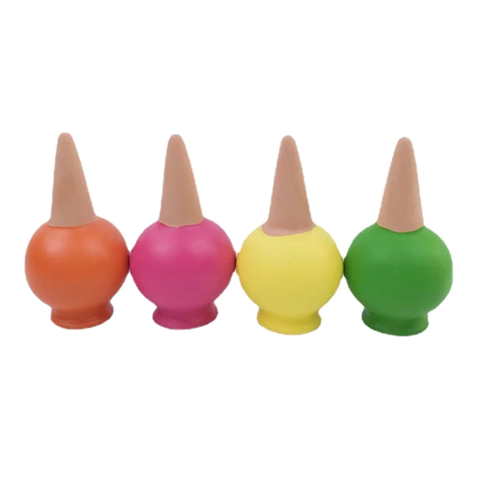 4pcs Modern Watering Device Ceramic Drip Irrigation Device Small Wine Bottle Watering Device Automatic Flower Watering Device