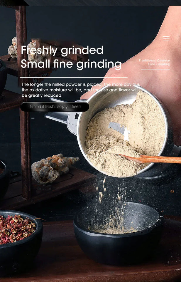 400W Kitchen Cereal Nuts Beans Spices Grains Grinder Machine Electric Coffee Grinder  Multifunctional Home Coffee Grinder 220V