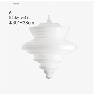La Scala pendant lamp Modern Simple revolving glass light fixture Bar Dining Room Lamp Art Lighting Coffee bedroom bedside light