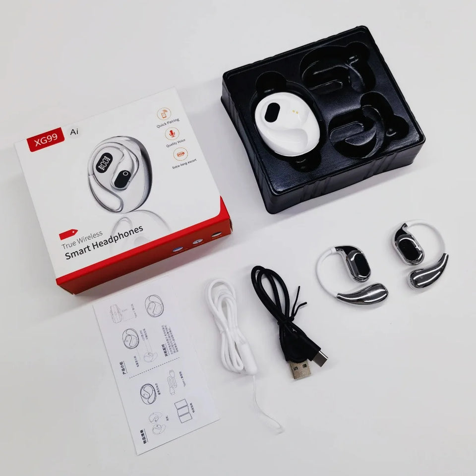 Real Time Translation Headphones 144 Languages Translator Earphones Wireless Bluetooth 5.4 Headsets for Business Office Travel