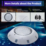 45W & 36W RGB LED Pool Light IP68 Waterproof 460/360 LEDs 2500/3600lm Remote Control for Swimming Pool Fountain Pond