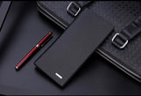 Men's PU Leather Long Clutch, Thin Business Card Holder, Men's Wallet, Brown, Black, Coffee, Pocket Coin Purse, Fashion 2024