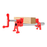 4 Pcs 3/4" Wood Gluing Pipe Clamp Set for Woodworking Lumber Stores, Manufacturing Plants, Repair Shops