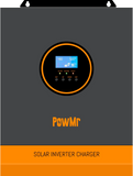 PowMr 3KW Hybrid Solar Inverters 24V to 110/120VAC Output With MPPT 80A Solar Charge Controller PV 120-450V Support WIFI Module