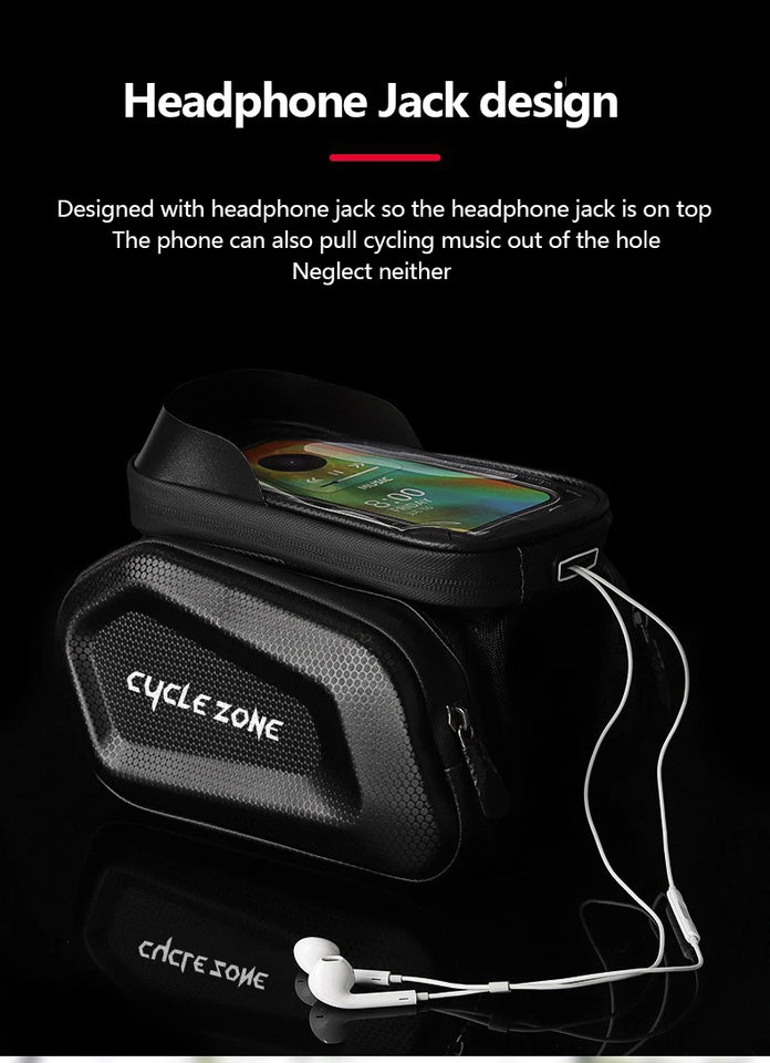 Bicycle Bag Touch Screen Phone Case Holder Large Capacity Top Frame Tube Bag MTB Road Bike Bag Phone Case Cycling Accessories
