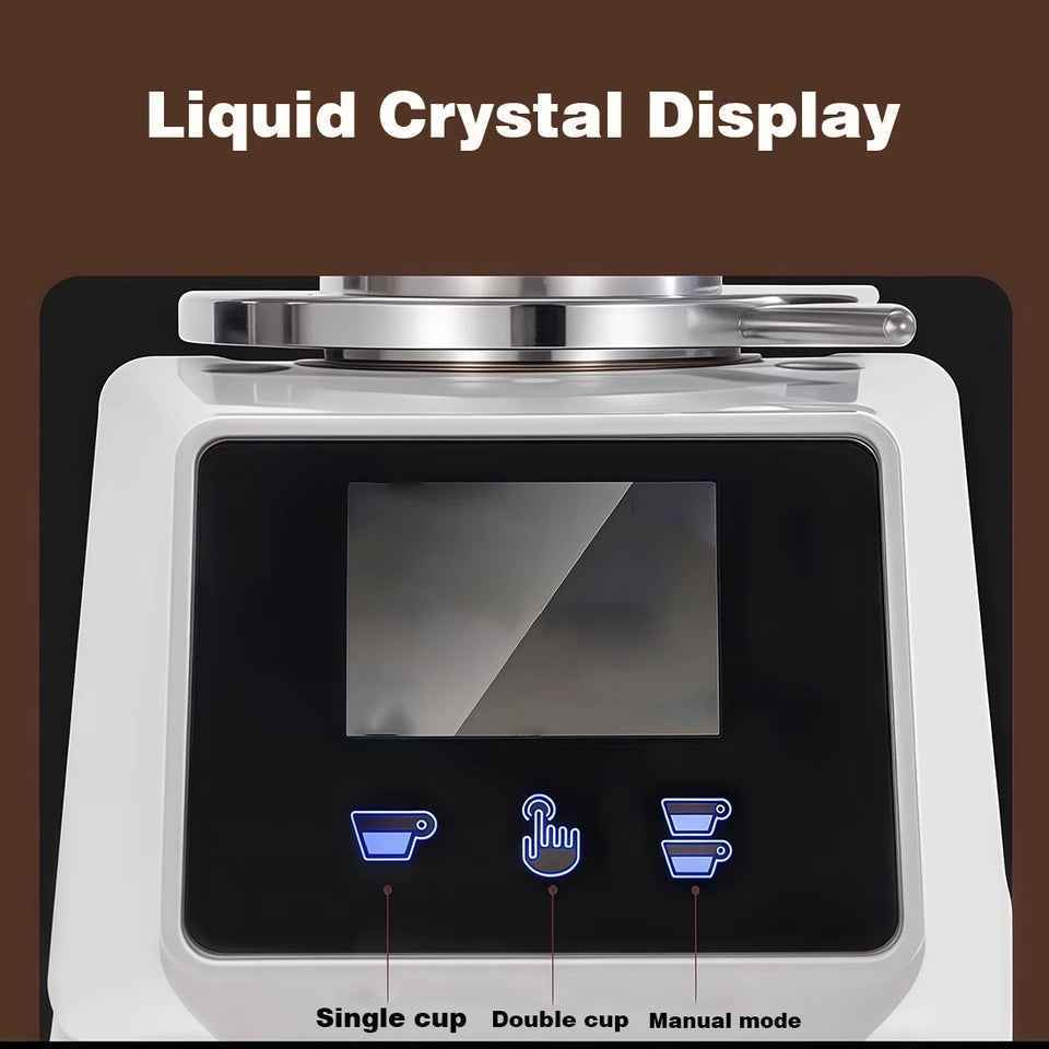 High Precise Modern Coffee Powder Grinder Machine 64mm Flat Burr Grinder Moledora De Cafe
