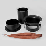 Coffee Knock Box Espresso Grounds Container Dump Bin Bucket Anti Slip Powder Beveled Residue Barista Accessories Maker Tool