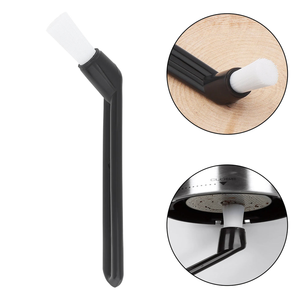 Serviceable Shock Absorption Coffee Knock Box with Espresso Cleaning Brush, Removable Knock Bar Espresso Dump Bin