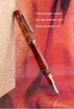 MoonMan M800 Fashion Elegant Acrylic Fountain Pen German BOCK Nib/MAJOHN Nib Luxury Business Office Writing Ink Pens Lady Gift