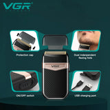 VGR Razor Electric Shaver Hair Trimmer Professional Beard Cutting Machine Foil Shaving Machine for Men V-331