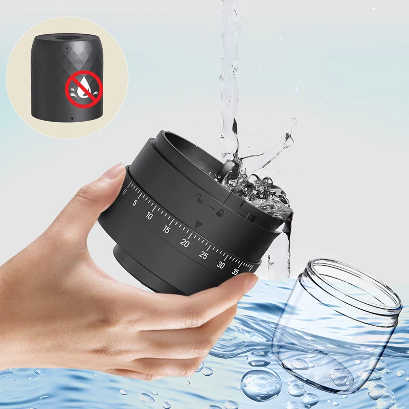 Home Coffee Grinder Portable Electric Coffee Grinder with Cleaning Brush Travel/Camping/Home/Office Dedicated Espresso Grinder