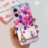 For Xiaomi Redmi Note 13 4G Case Cute Cat Butterfly Cover Soft Silicone Phone Case For Redmi Note 13 Pro Plus Note13 Full Bumper