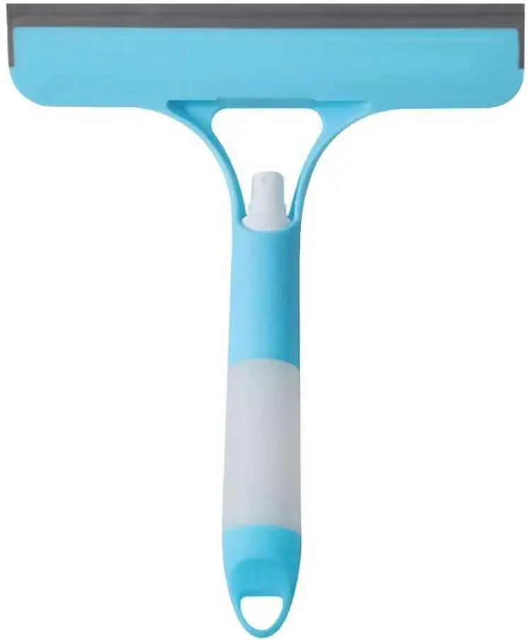 Simple Spray & Squeegee Glass Cleaner, 22x3cm. Streak-Free, for Home, Office, Easy to Use