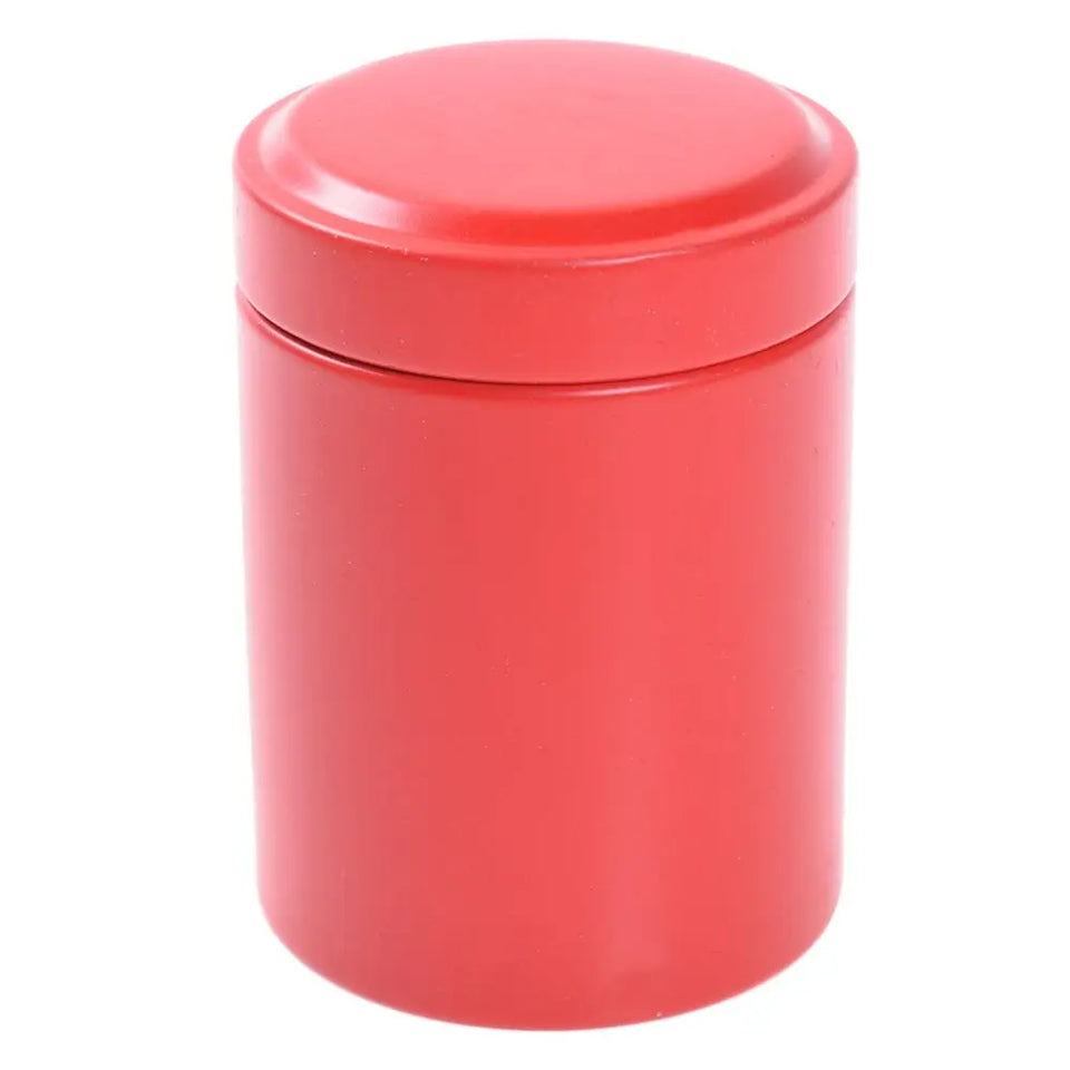 Round Shaped Jar Eco-Friendly Coffee Tea Caddy Mini Tin Storage Box Round Sealed Iron Box For Coffee Storage Home Decor Tea