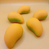 Mango Shaped Stress Relief Toy Squeeze Fidget Toy for Anxiety Relief Party Gift Kids Adults Venting Ball  Stress Reliever Toys