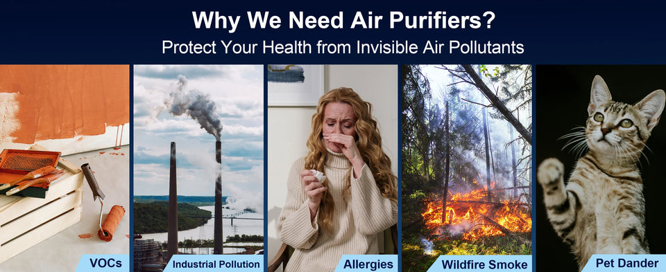 Jafanda Air Purifier for Home Bedroom 780sq ft, HEPA &Activated Carbon, Air Cleaner with Fragrance Sponge & Nightlight for Smoke