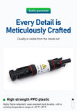 1000V DC 10A 15A 20A Solar Panel Photovoltaic Fuse Connectors For Industrial And Commercial Solar Power Generation