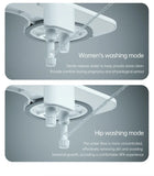 Bidet Attachment Ultra-Slim Toilet Seat Attachment Dual Nozzle Bidet Adjustable Water Pressure Non-Electric Ass Sprayer