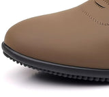 Retro Leather Shoes for Men Summer 2025 New Outdoor Lightweight Men's Loafers British Peas Shoes Men's Moccasins Tenis Masculino