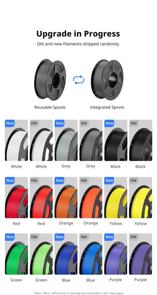5KG ANYCUBIC PETG Filament PLA 3D Printer Multicolor 1.75mm Plastic 3D Printer Filament For Kobra 3 Combo S1C FDM 3D Printer