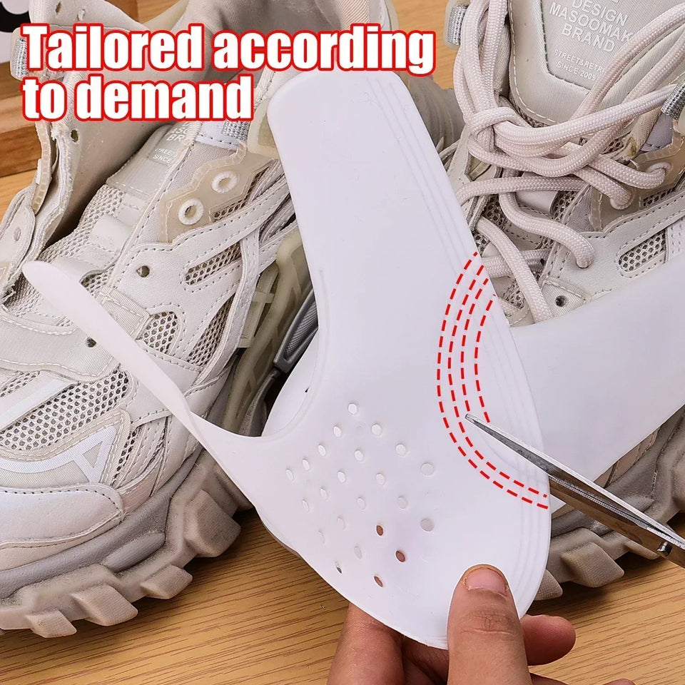 5pairs Crease Protector Shoe Head Stretcher Sneaker Anti Crease Wrinkled Fold Shoe Support Toe Sport Crease Protector Dropship